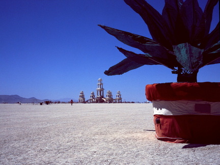 Temple of Transition in the background