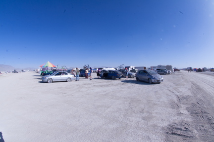 Arriving in BRC for the first time.