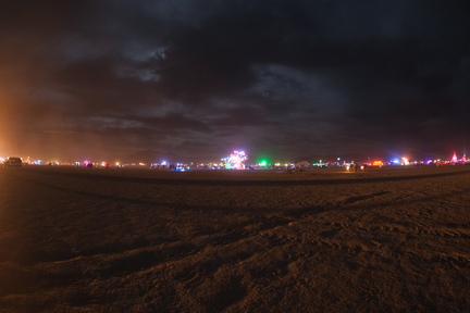 BRC skyline at night